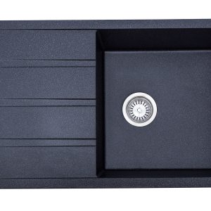 Dello Single Bowl Granite Sink with Drainer 30L