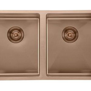 Coloured Double Bowl Sink 26L+26L