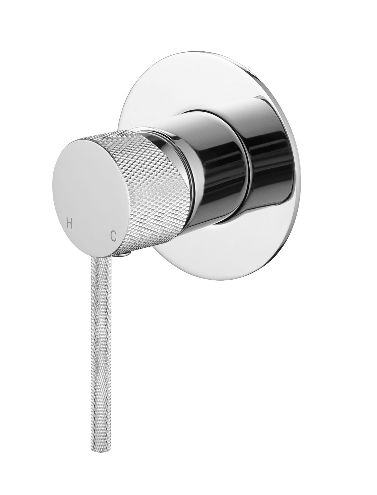 Star Mini Shower Mixer With Knurled Handle - Image 3