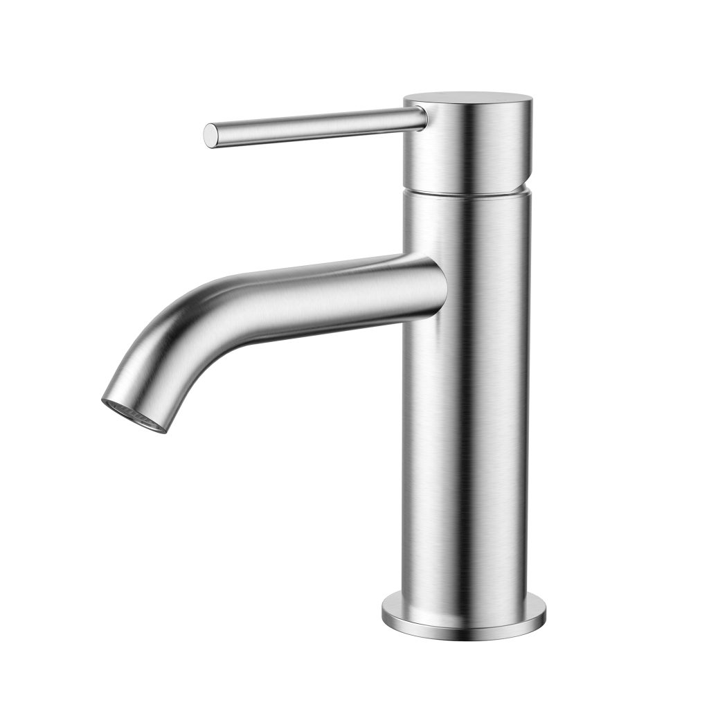 Star Mini Basin Mixer Curved Spout - Image 9