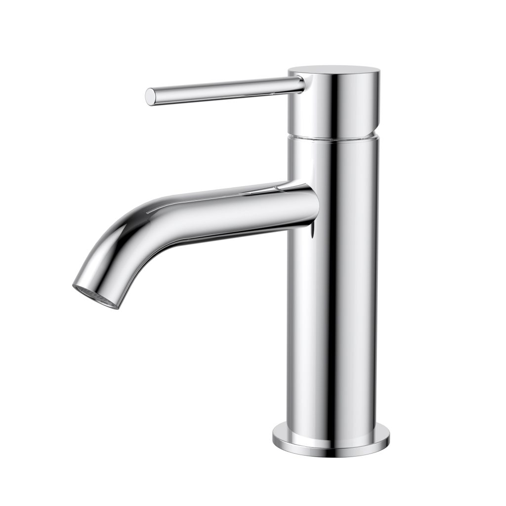 Star Mini Basin Mixer Curved Spout - Image 6