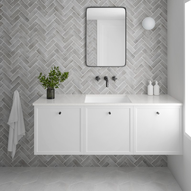 COCO AMBER GREY MATT SUBWAY 50X150MM 27981 - Image 2