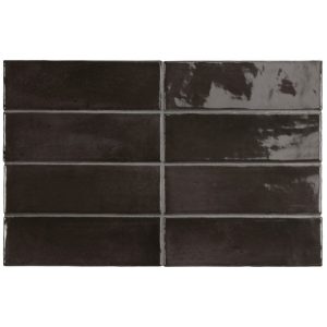 COCO BLACK HAT GLOSS SUBWAY 50X150MM 27991