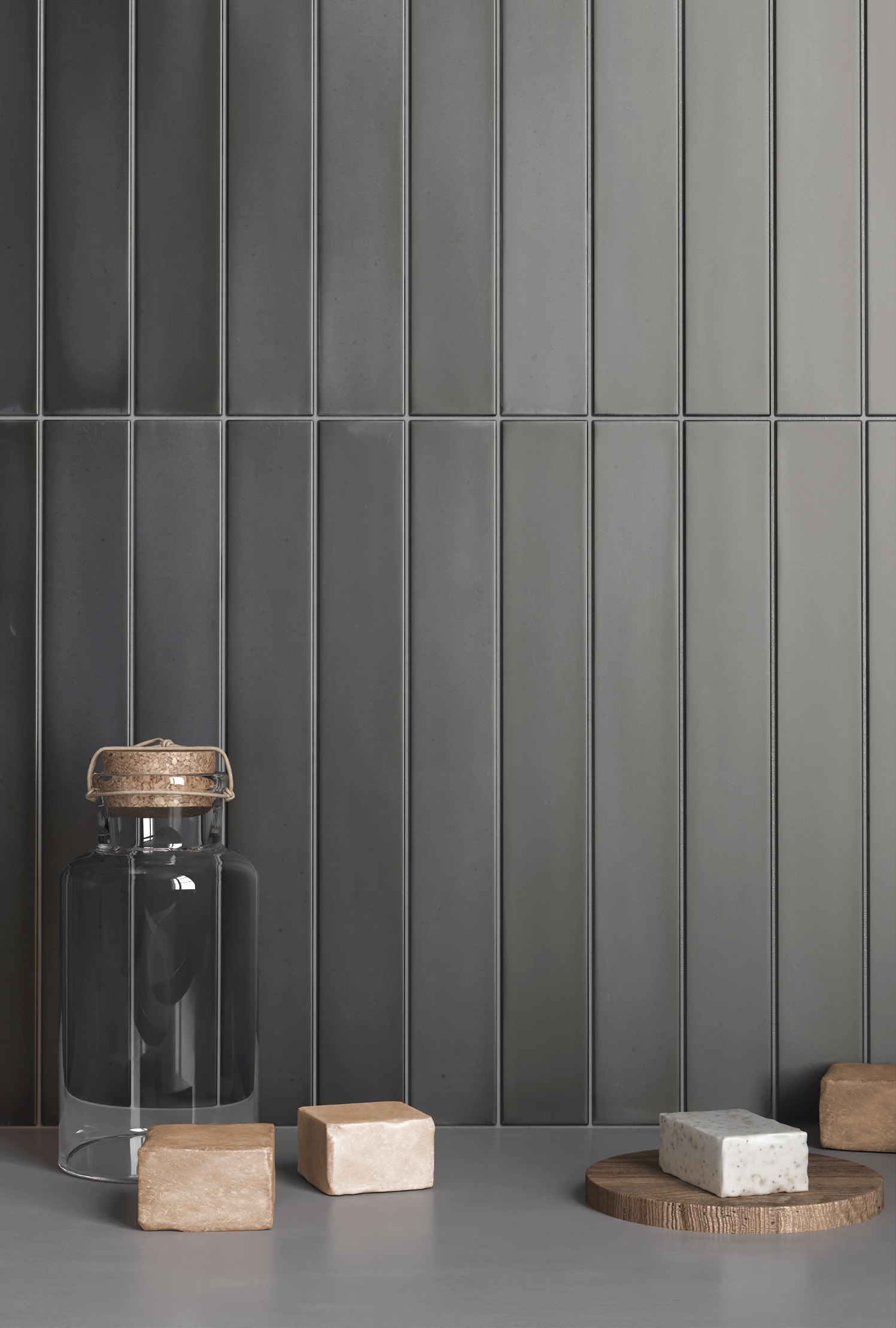 MASSIMO DARK BLACK SATIN SUBWAY 50X400MM 31578 - Image 3