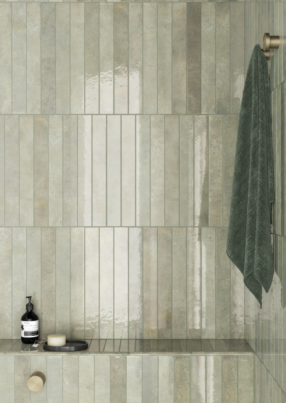 VERTICALE GREEN FIELD GLOSS 50X400MM 31923 - Image 2