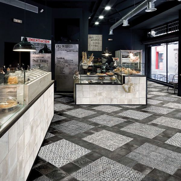 MAIOLICHE CEMENTINE 900 NERO PLAIN 200X200 NOVNE - Image 3