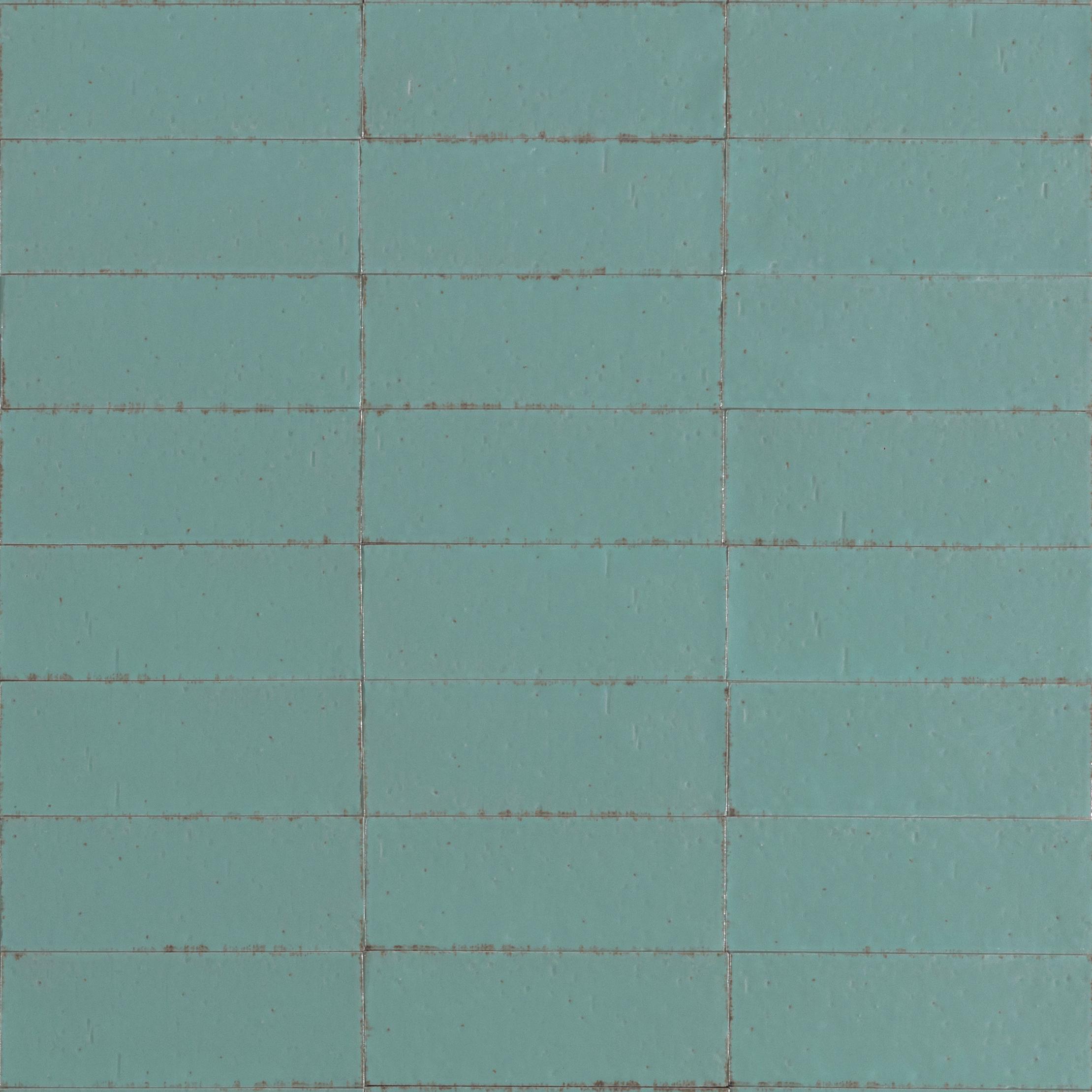 GLACE TURCHESE GLOSS 75X200MM 00RAEY56
