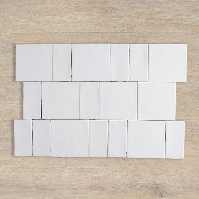 LODGE WAVY MATT WHITE WALL 150X150MM 15UAW1M - Image 2
